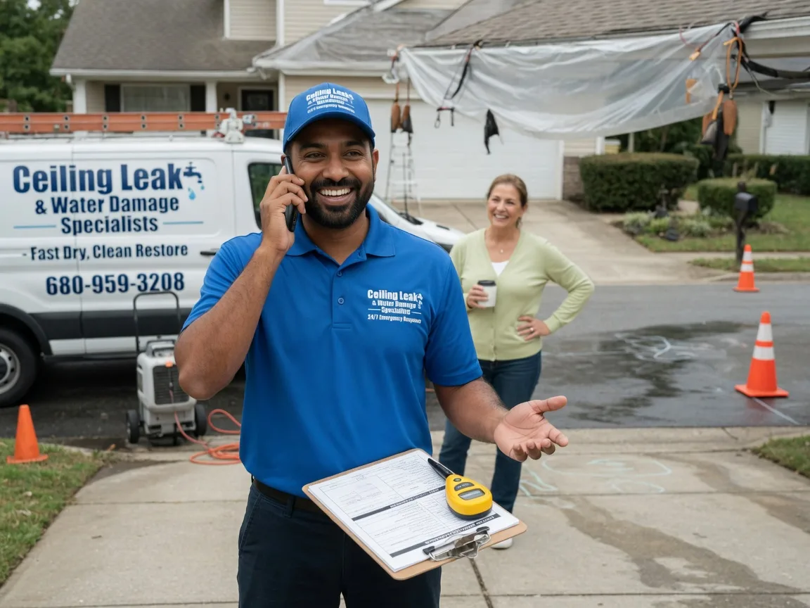 Ceiling Leak Cleanup Leicester, NC FAQs